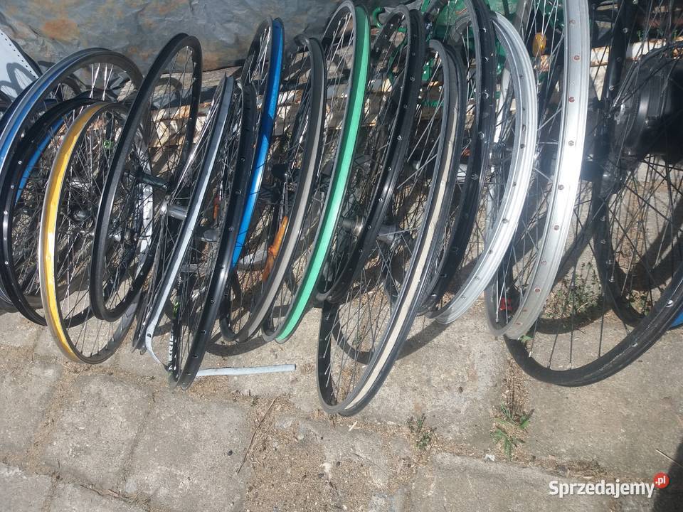 koła aluminiowe do roweru bez opon 5 sztuka