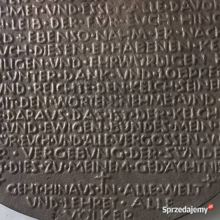 Relief plakieta Ostatnia wieczerza Toruń