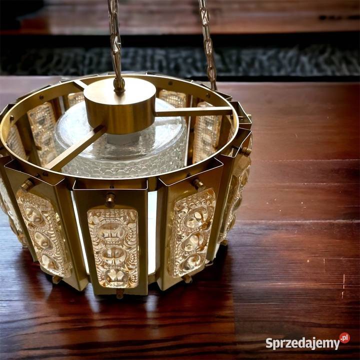 Lampa szwedzka żyrandol lata 60 Warszawa