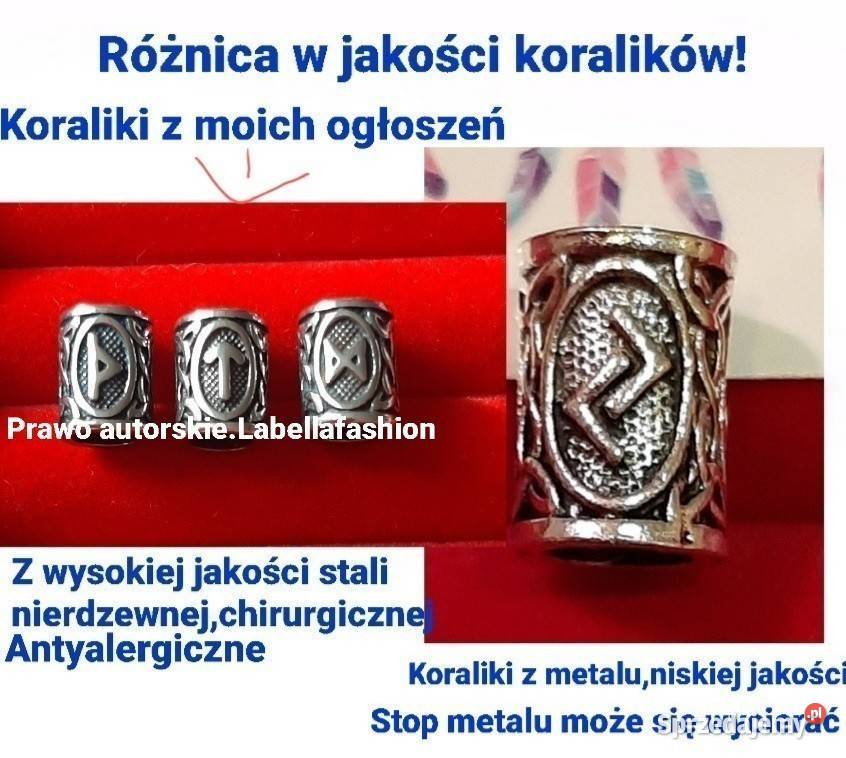 BRANSOLETKA RUNA WUNJO STAL KAMIEŃ LAWA HEMATYT Piotrków Trybunalski sprzedam
