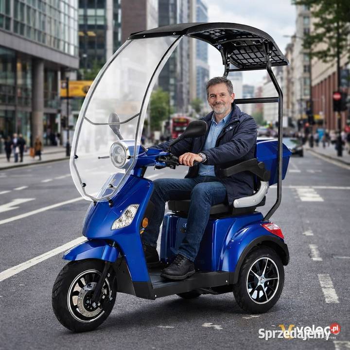 RATY 0% Skuter inwalidzki elektryczny DRACO z zadaszeniem 25 km/h fv Tarnowskie Góry