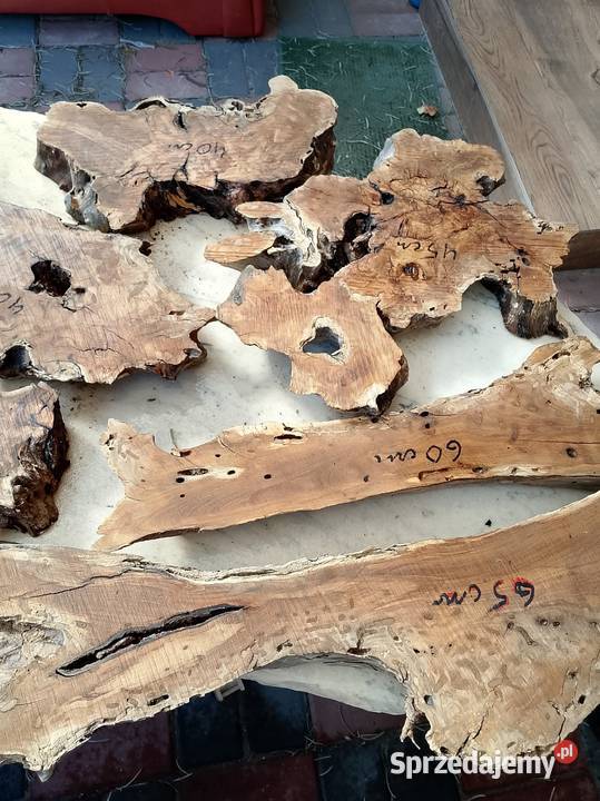 Drewno oliwne deski małe kawałki Pozostałe Nowy Tomyśl