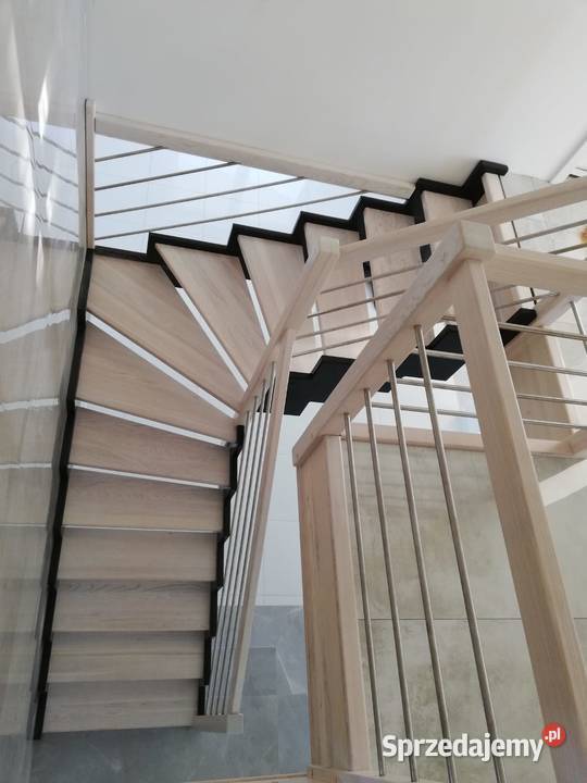 Schody drewniane jesionowe Pozostałe Poznań