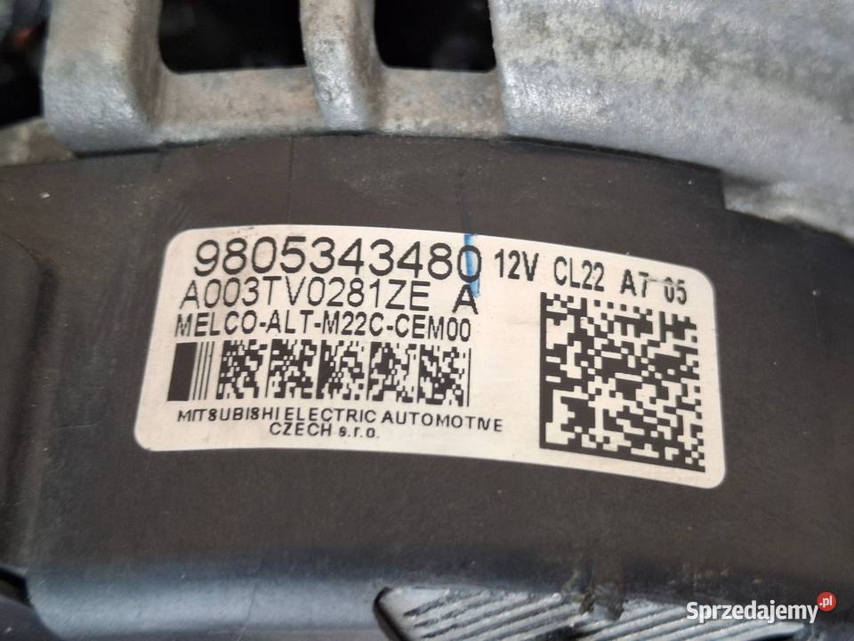 DUCATO JUMPER BOXER 2022 ALTERNATOR ORYGINAŁ