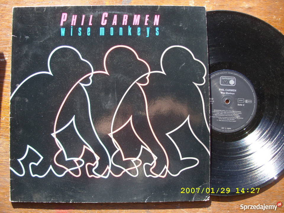 Rock LP PHIL CARMENWISE MONKEYS Wołów sprzedam