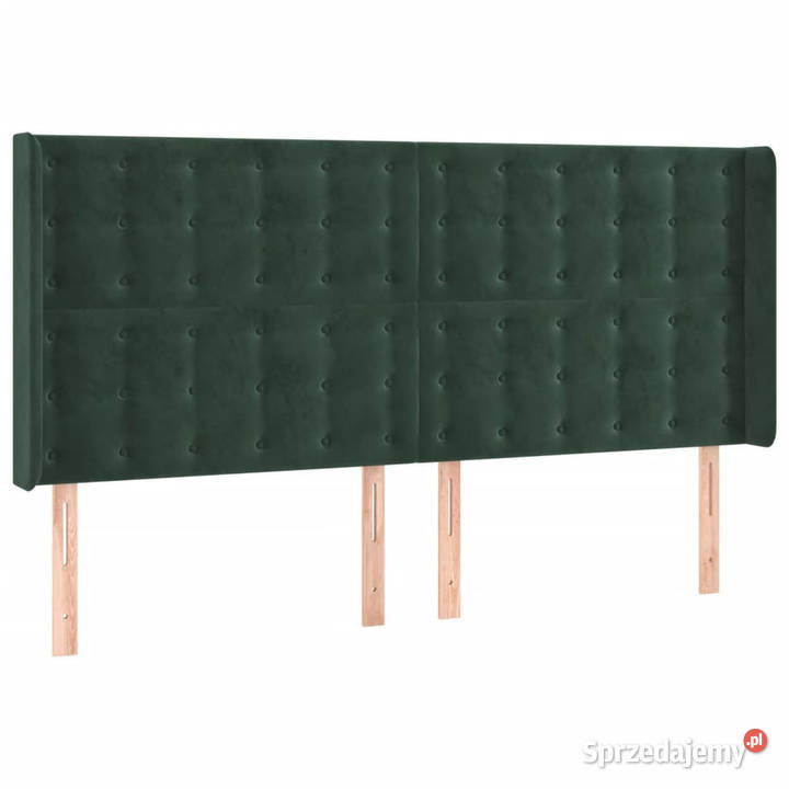Zagłówek uszak ciemnozielony 203x16x118128 Warszawa