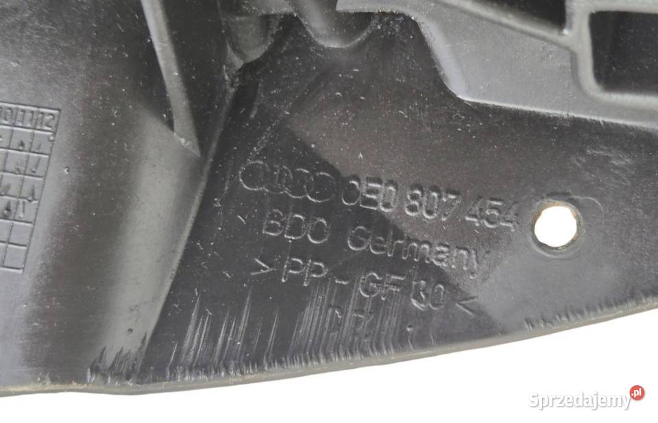 ŚLIZG ZDERZAKA TYŁ LP AUDI A4 B6 SEDAN AVANT osobowe Działoszyce