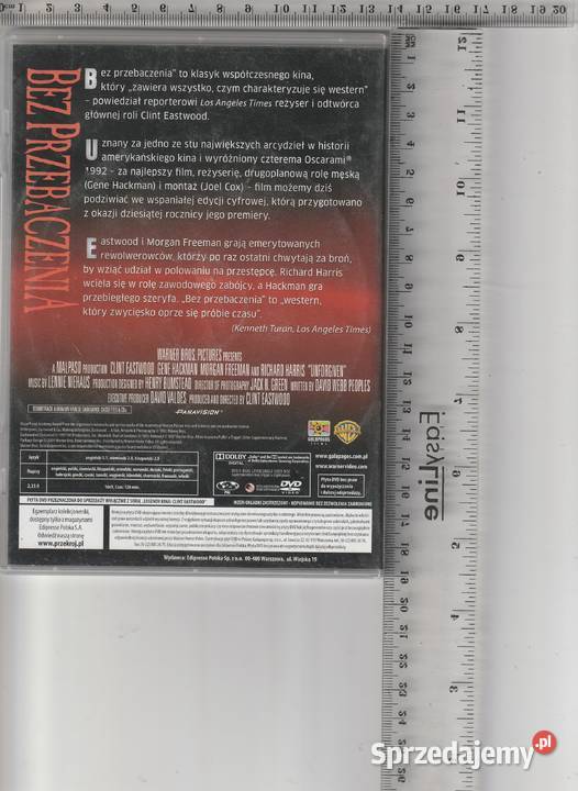 Bez przebaczenia Clint Eastwood DVD