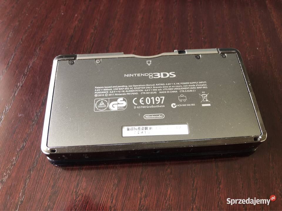 Konsola Nintendo 3DS Cosmos Black akcesoria Nintendo DS Konsole i automaty lubelskie Turobin