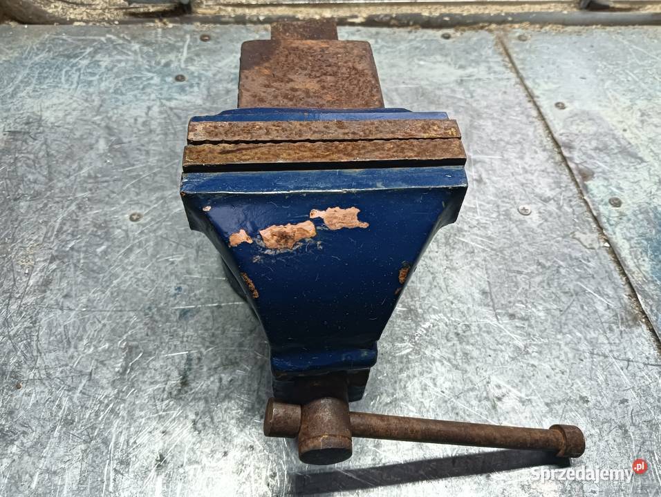 Imadło 100mm starsze stołowe ścisk Imadła