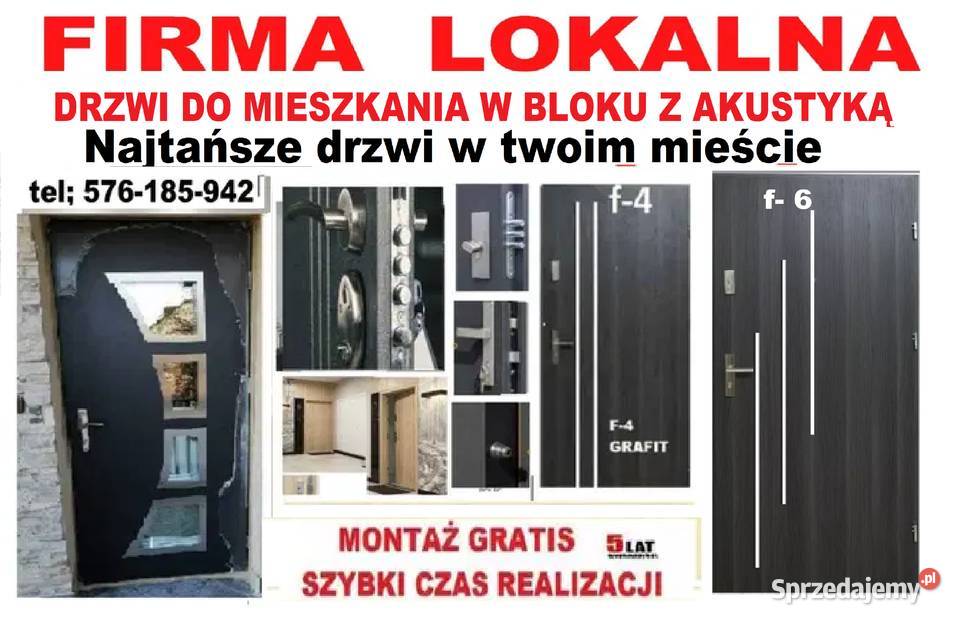 Drzwi WEJĘCIOWE zewnętrzne antywłamaniowe z Świętochłowice