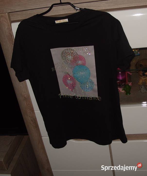 NOWY TShirt BALONY cyrkonie r LXL