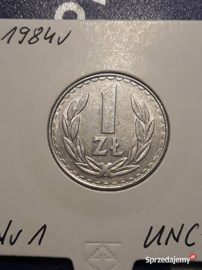 1złoty 1984 r 1 około mennicze Konin