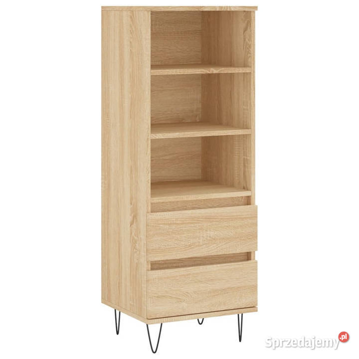 Wysoka szafka dąb sonoma 40x36x110 cmmateriał