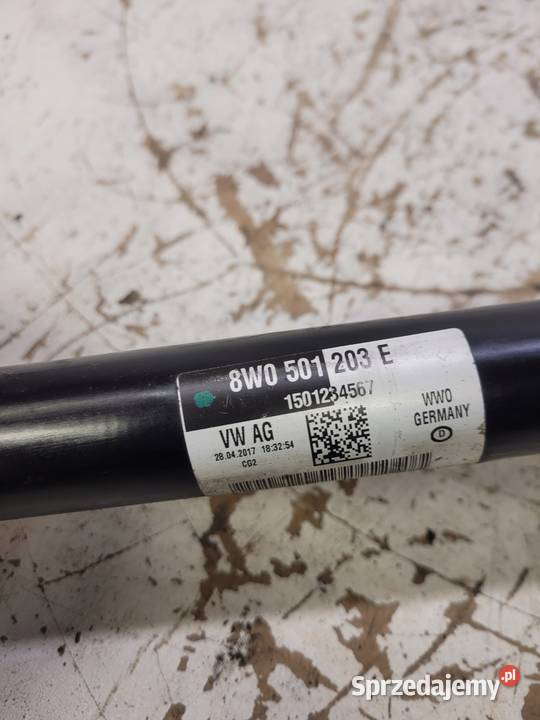 PÓŁOŚ LEWA PRAWA TYŁ AUDI A4 B9 8W0501203E śląskie sprzedam