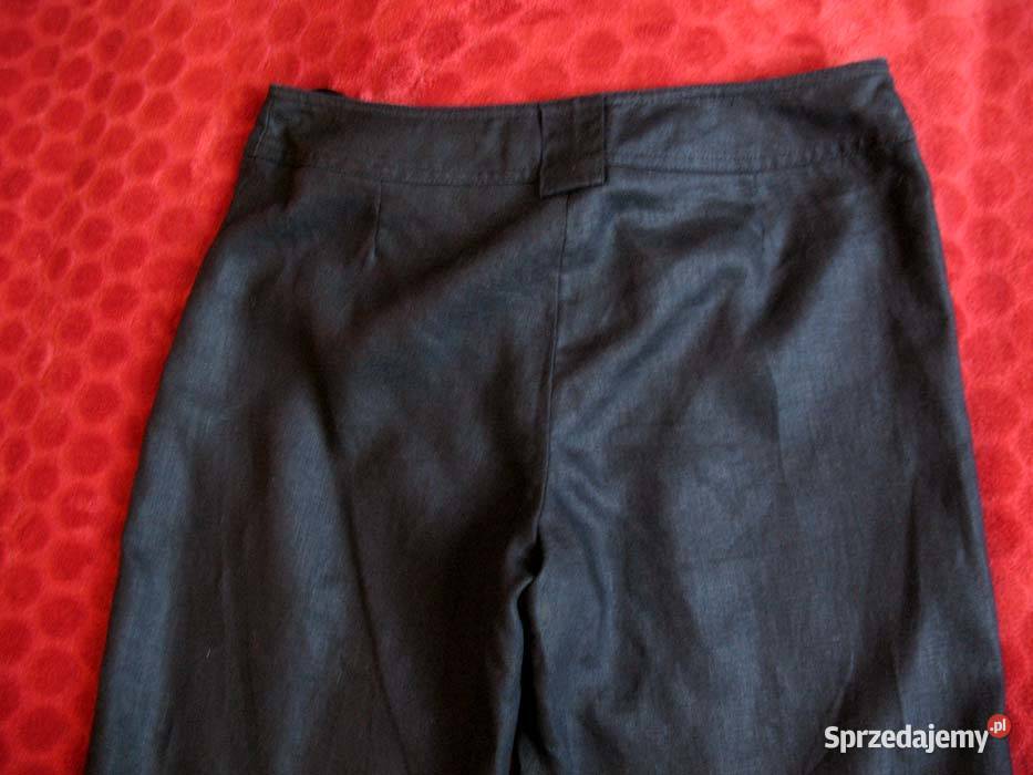 Spodnie damskie len 38 M biodra 96 mazowieckie Siedlce