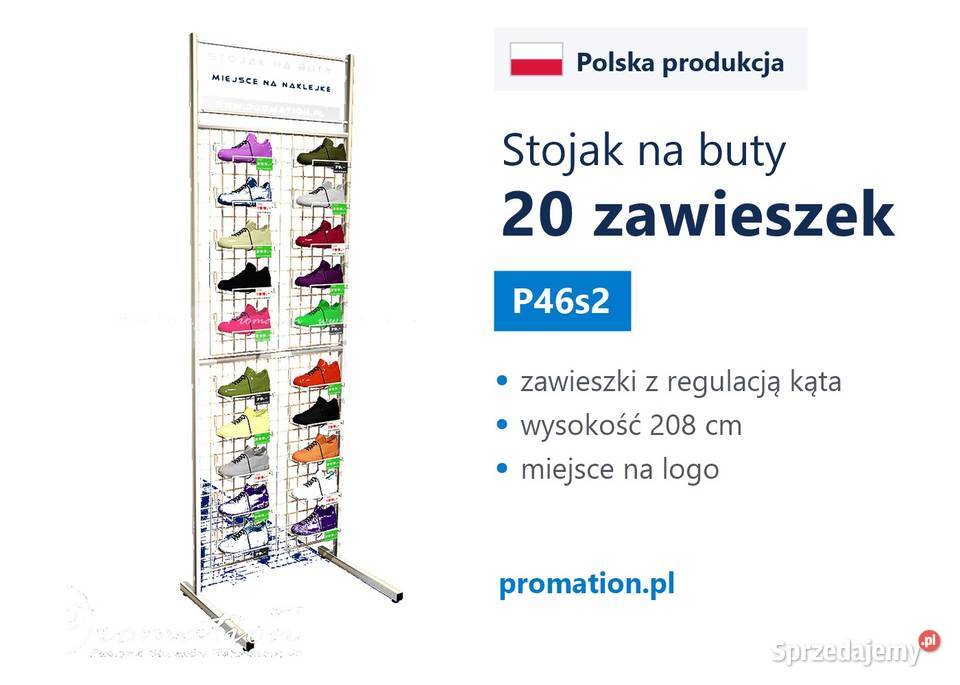 Stojak ekspozycyjny na buty sklepowy regał z Łódź sprzedam