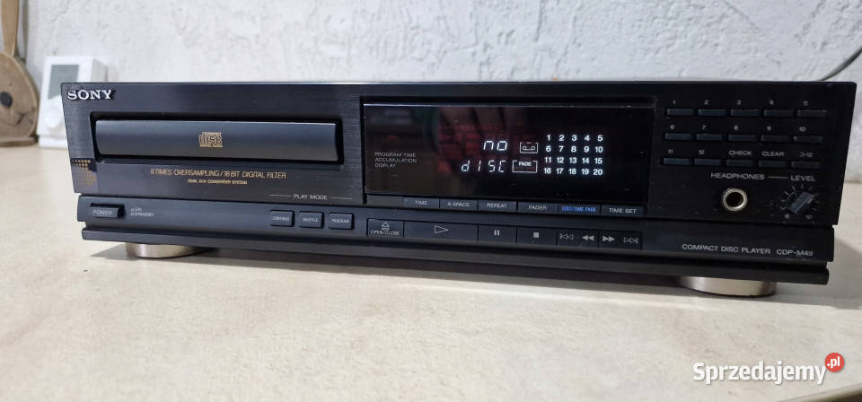 SONY odtwarzacz CD player CDP M49 CDPM49 Audio Międzychód