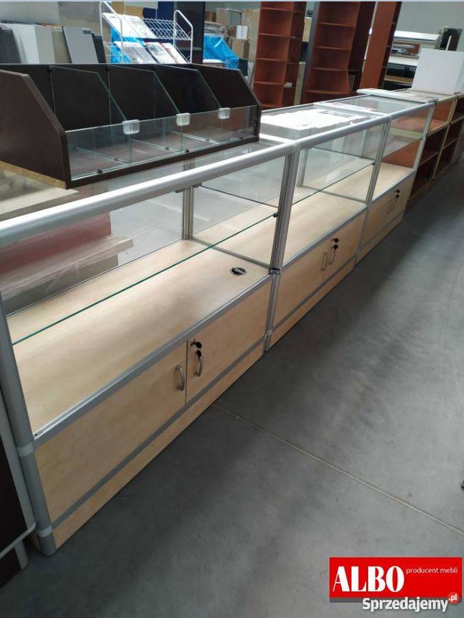 Lada sklepowa szklana okazja tanio podlaskie Białystok