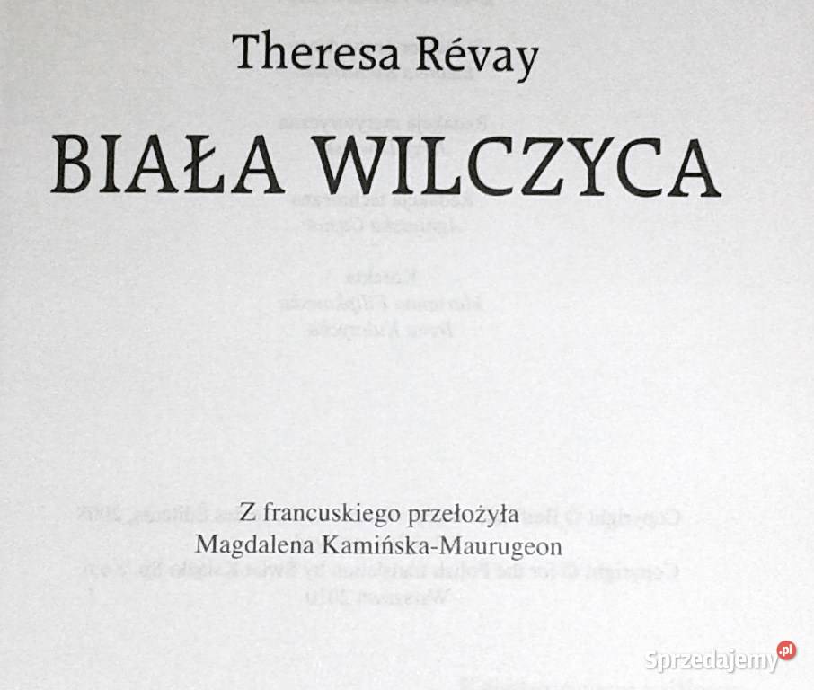 Biała Wilczyca Theresa Rvay