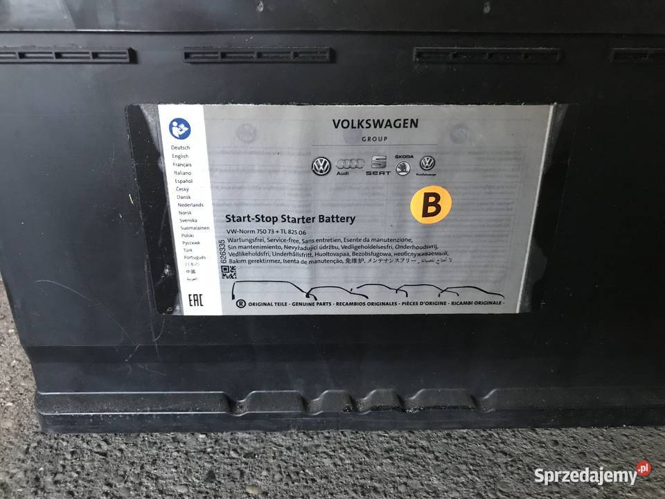AGM AKUMULATOR ORYGINAŁ VW 000915105CC 12V 68Ah Tychy sprzedam