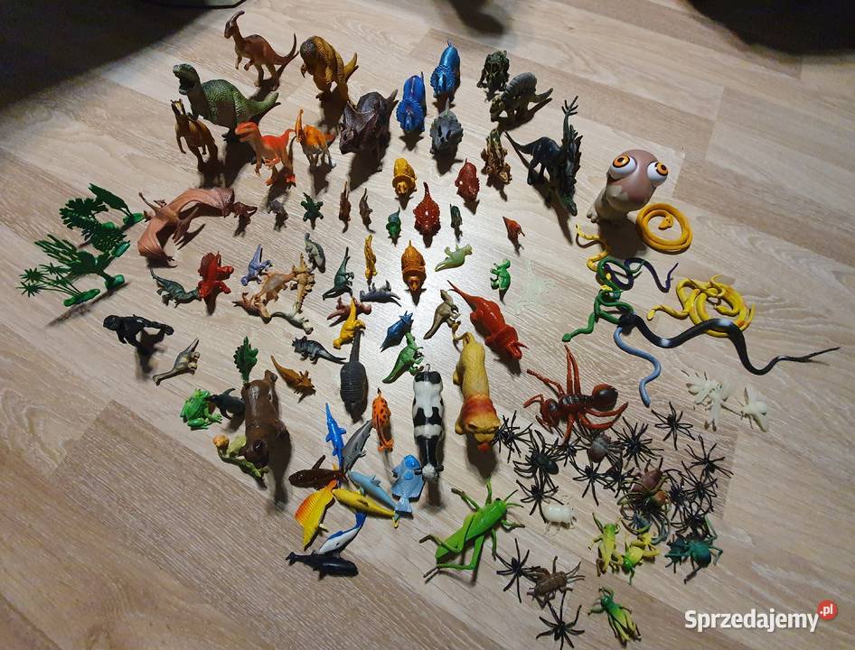 Figurki zwierząt zabawki Łódź sprzedam