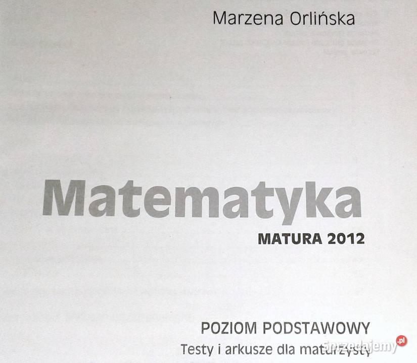 Obowiązkowa matura z matematyki Zakres podstaw Chełm