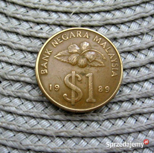 Malezja 1 Ringgit 1989r Kalisz
