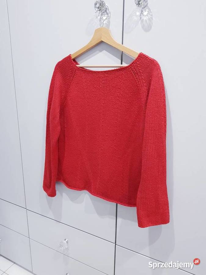 Damski dzianinowy zimowy sweter