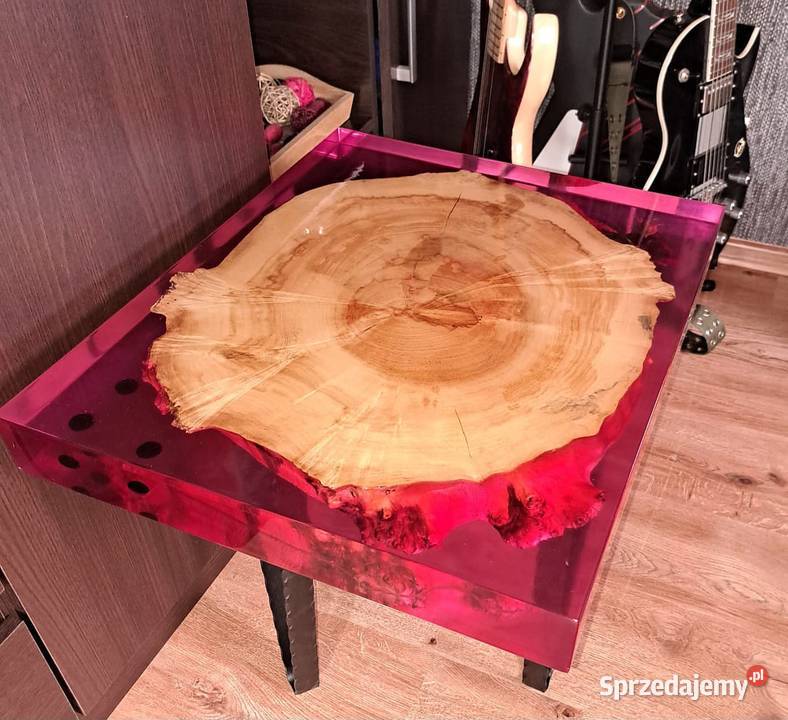 Stolik kawowy zywica klon jesionolistny Opole