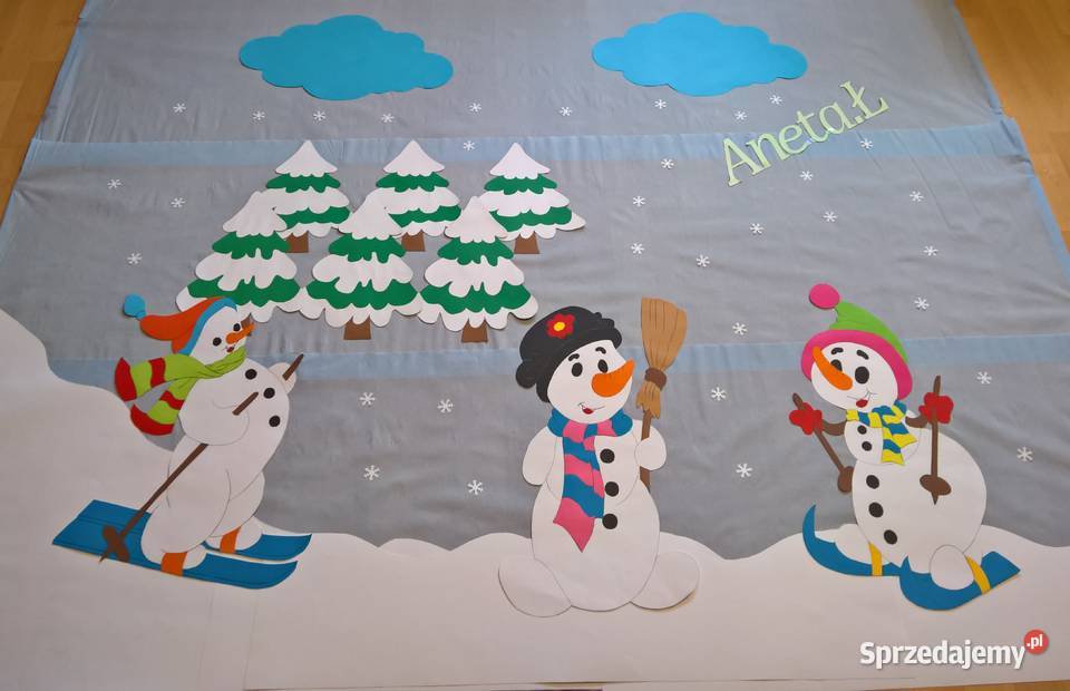 Dekoracje o tematyce zimowo świątecznej z mazowieckie Garwolin