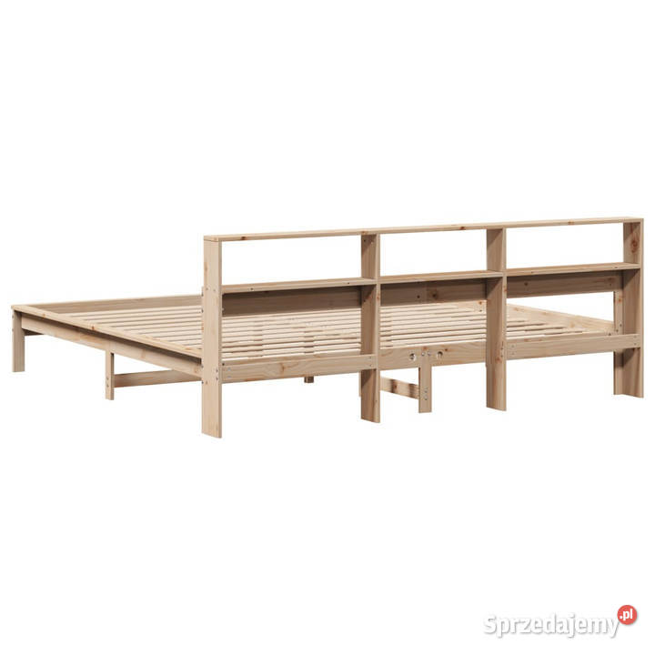 Rama łóżka bez materaca lite drewno sosnowe 80cm mazowieckie