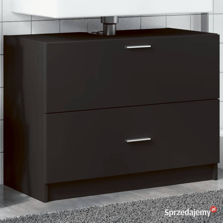 Szafka pod umywalkę czarna 78x37x59 WM848116 Warszawa sprzedam
