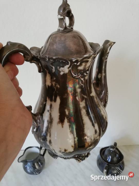 Środek stołu garnitur sygnowana porcelana RW Gorlice