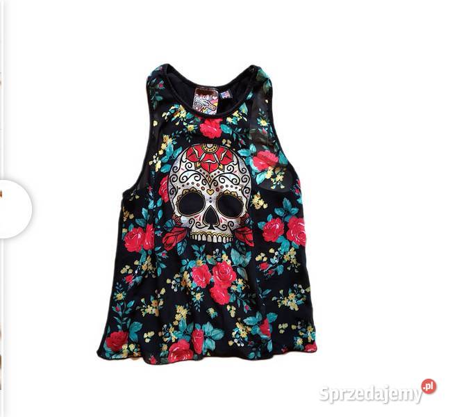Bluzka Sugar skull czaszka meksyk punk gotyk r M