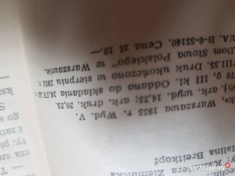 Niebo w płomieniach Jan Parandowski 1955 Kielce