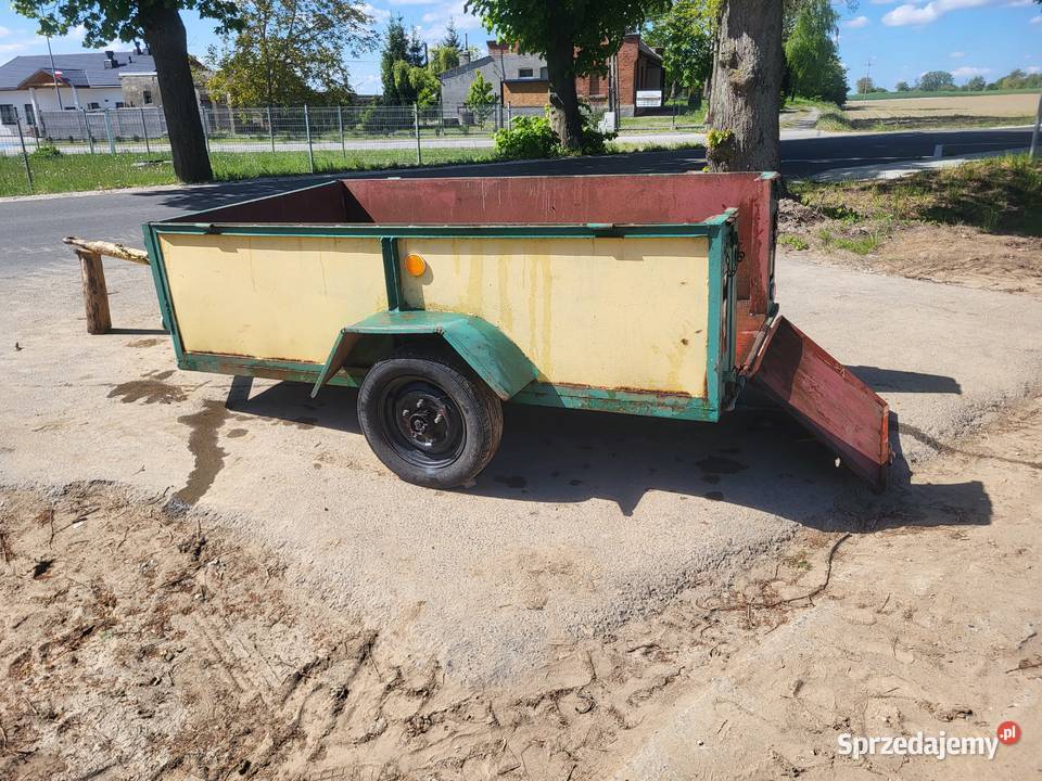 Przyczepka rolnicza duza konkretna przyczepka z Wąbrzeźno