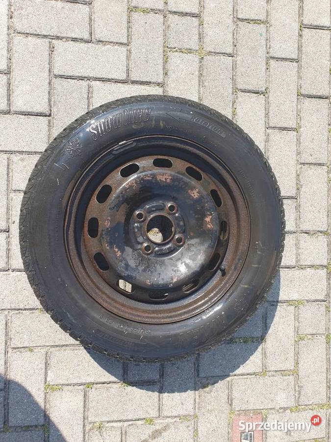 Koła stalowe z oponami zimowymi rikken 15 4x108 Brodnica sprzedam