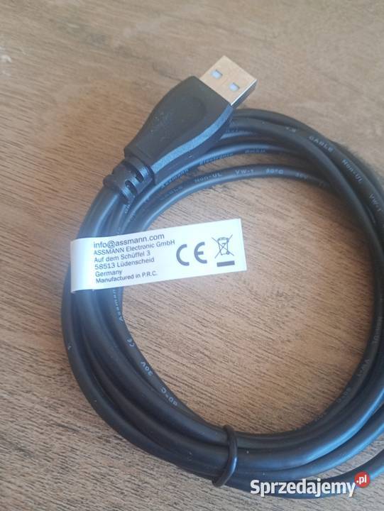 kabel przewód do drukarki usb A usb B 18m czarny Druk w kolorze Szczecin