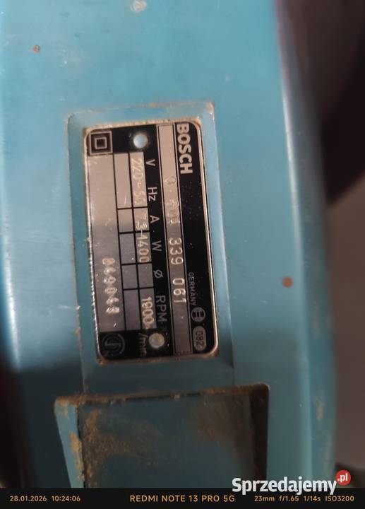 Szlifierka kontowa BOSCH z podejściem wodnym do małopolskie