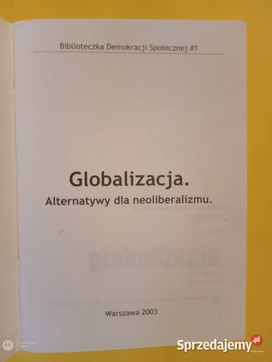 Sprzedam książkę Globalizacja alternatywy Bukowno