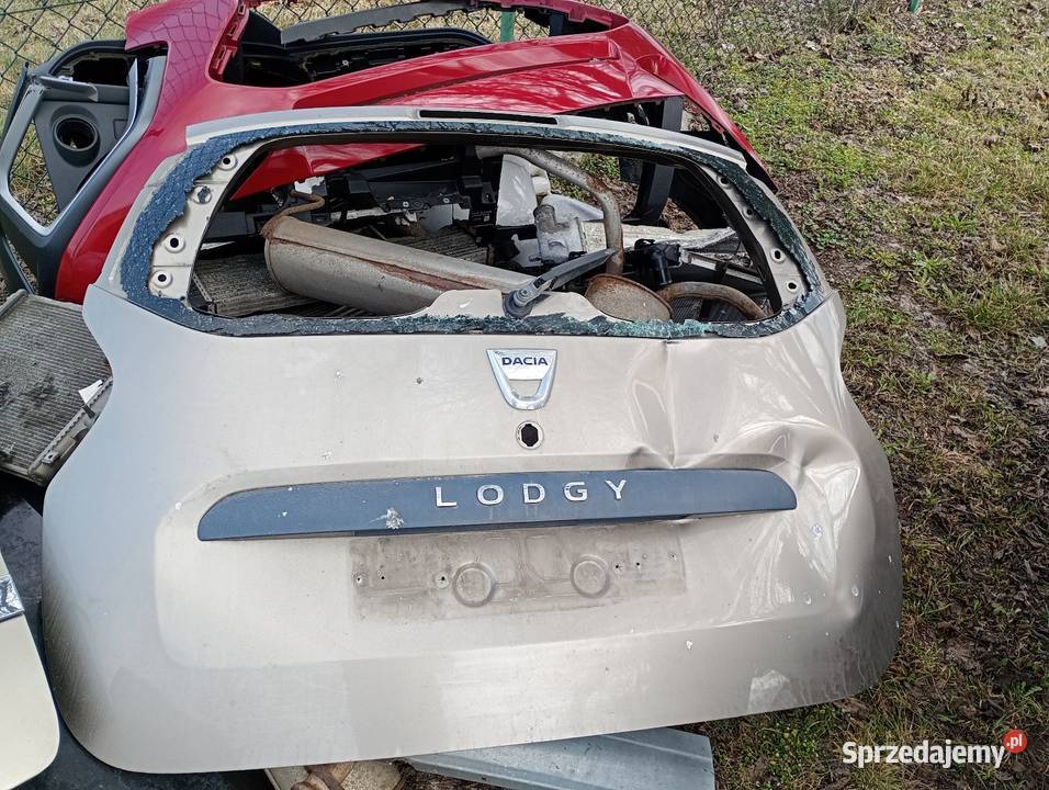 Klapa tylna tył dacia lodgy blenda lubelskie Parczew