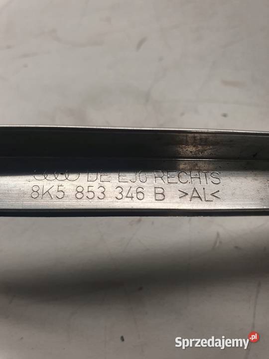 LISTWA CHROMOWA SZYBY PRAWA AUDI A4 B8 Przystajń