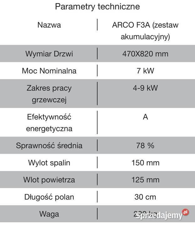 Piec koza kominek wolnostojący ARCO F3A zestaw Piece wolnostojące lubuskie Strzelce Krajeńskie
