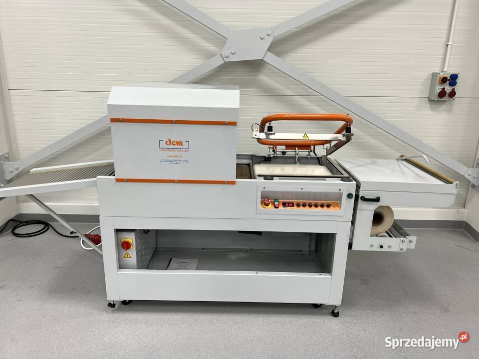 Zgrzewarka kątowa z tunelem obkurczającym DEM mazowieckie Radom