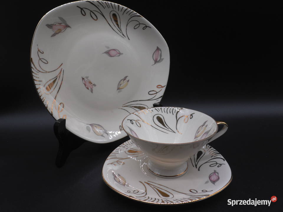 Zestaw śniadaniowy trio z porcelany BAVARIA wielkopolskie Raszków sprzedam