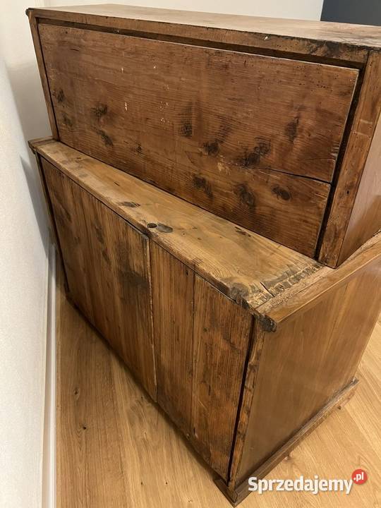 Antyczne biurkosekretarka w stylu vintage 117cm Zapole