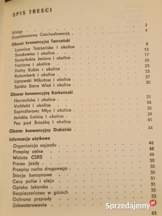 Stefan Sosnowski Obszary konwencji turystycznej Rok wydania 1976 mazowieckie Siedlce