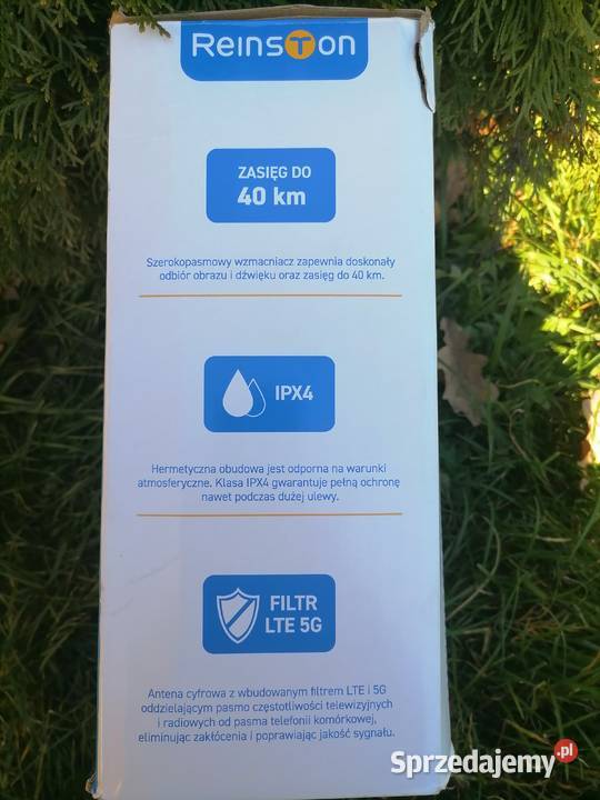 Sprzedam antenę dookólną DVBT2 Reinston 32dB Syców