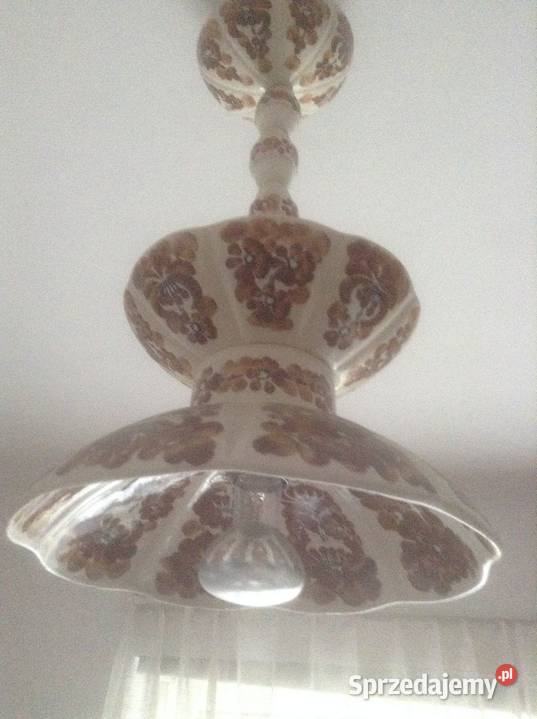 Zwis sufitowy fajansowy ręcznie malowany Opole sprzedam